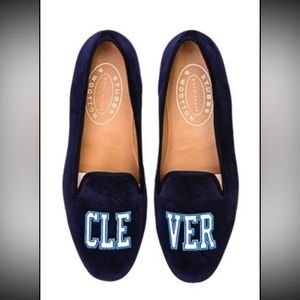 CLEVER NAVY - Classic Slippers by Stubbs & Wootton
